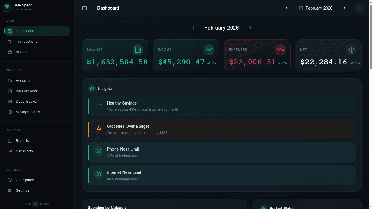 Safe Spend screenshot 3