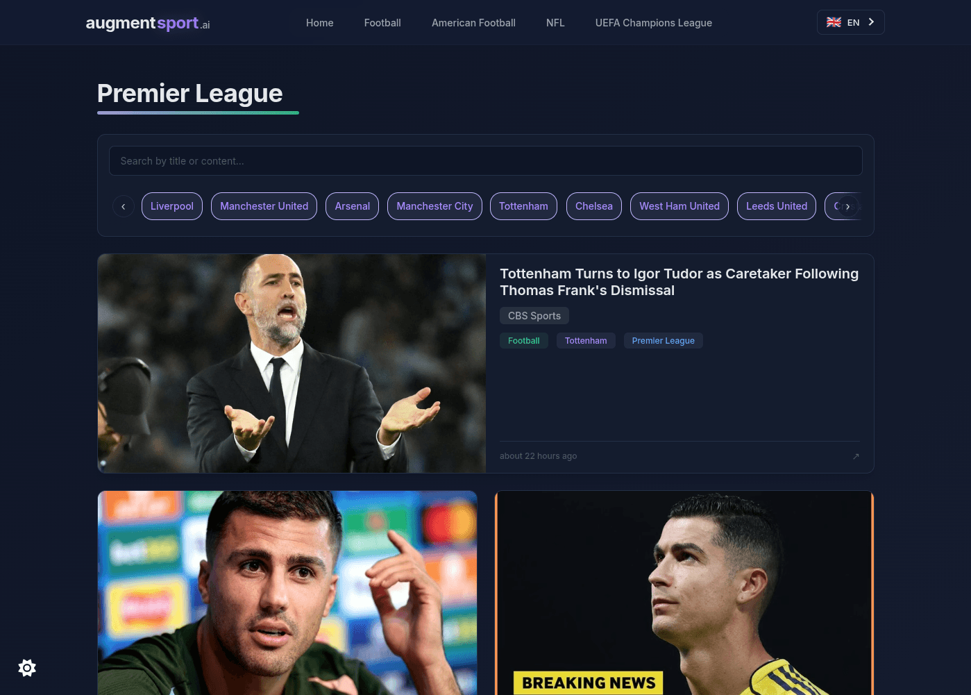 augmentsport.ai screenshot 4