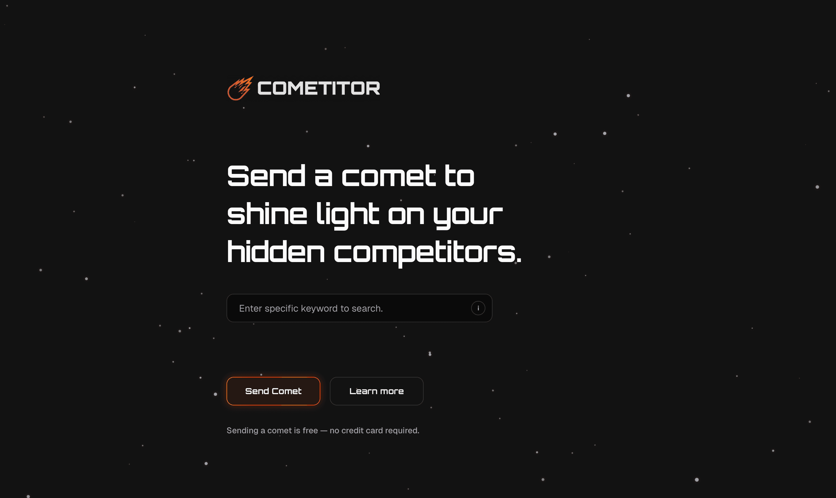 Cometitor - AI Competitor Research screenshot 2