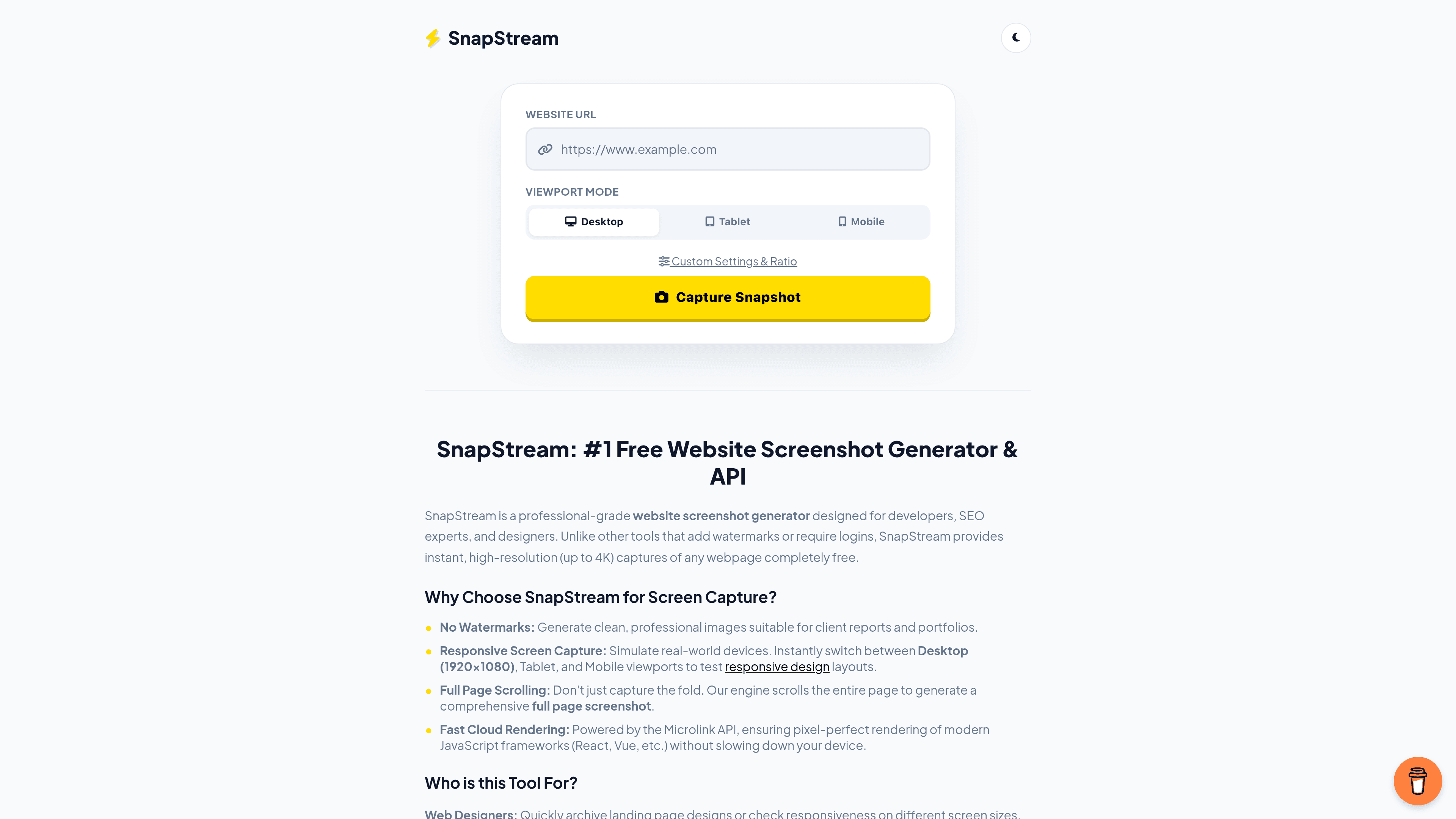 SnapStream screenshot 2