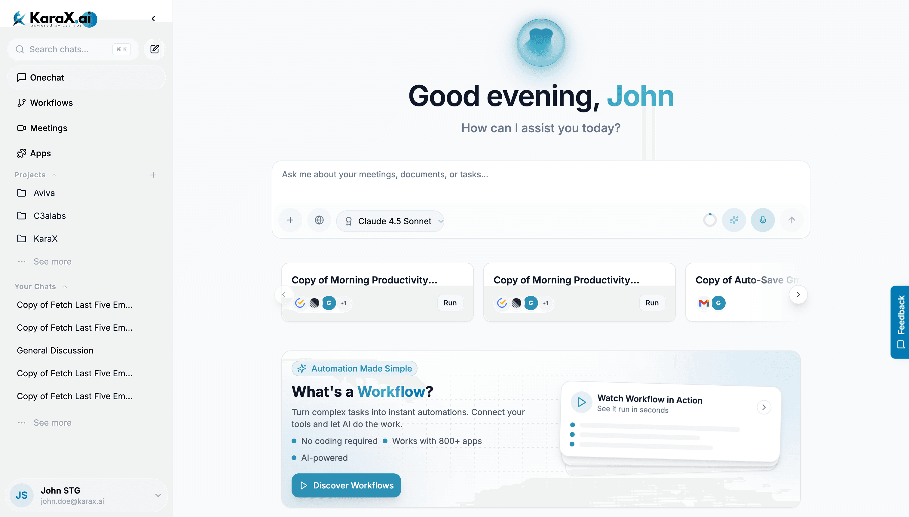 Karax.ai screenshot 2