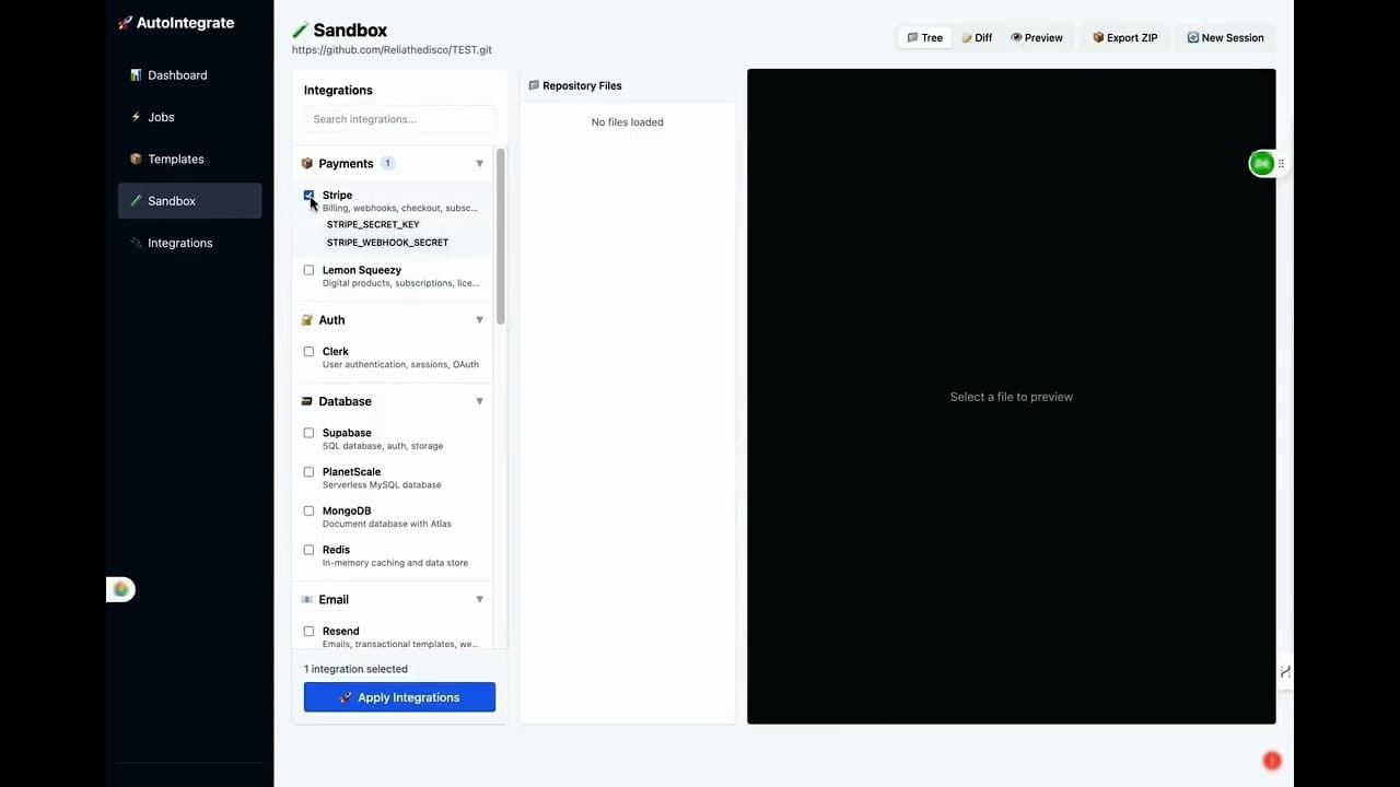 AutoIntegrate screenshot 2