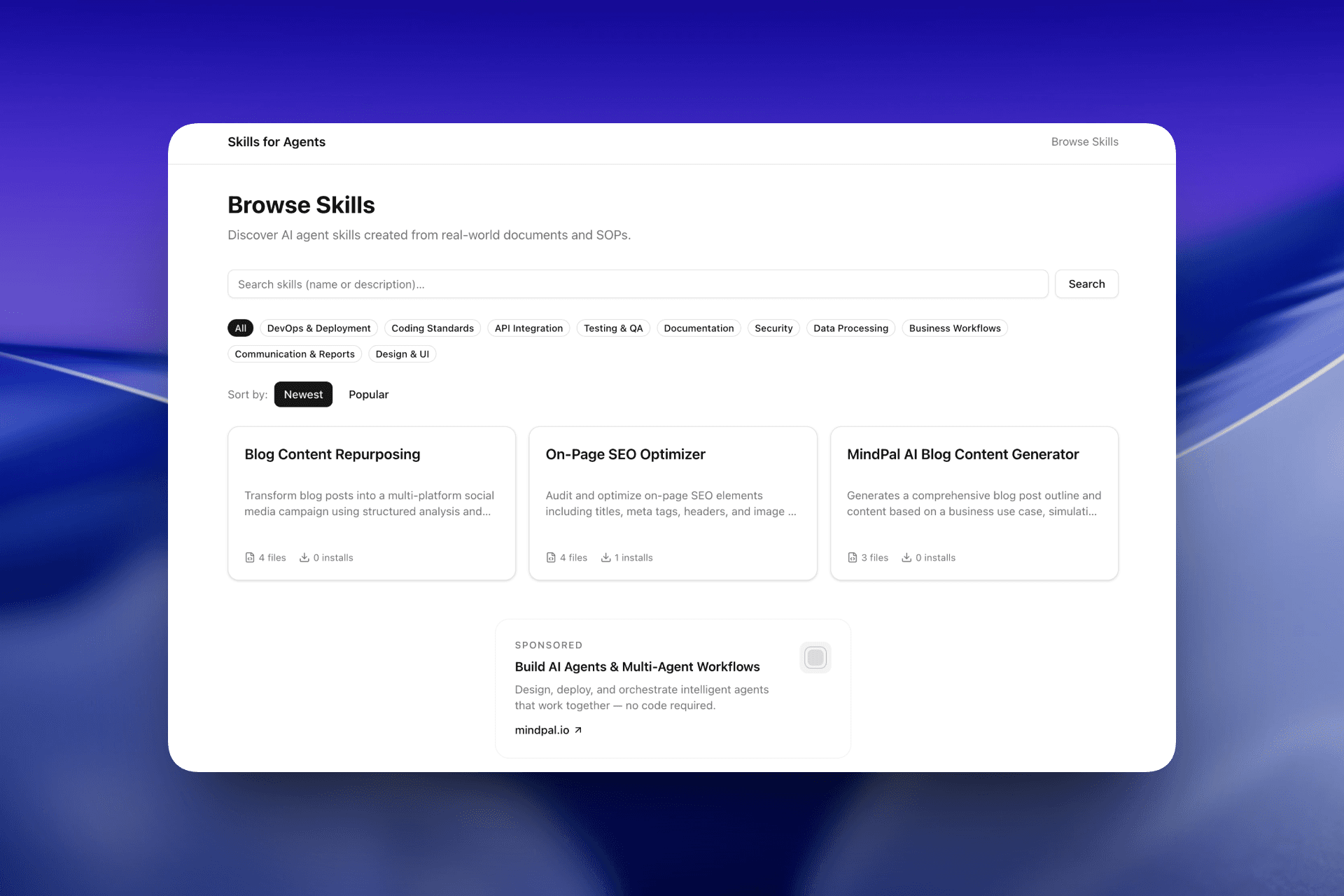 Skills for Agents screenshot 4