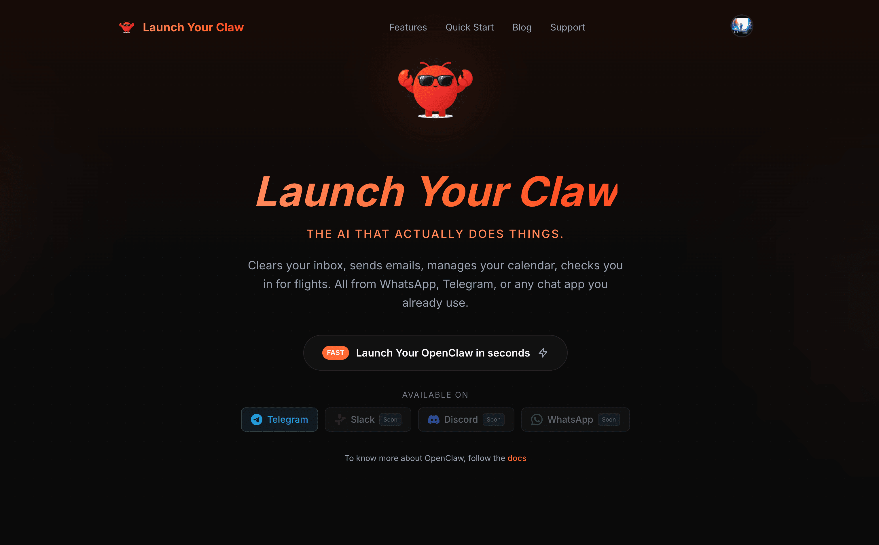 LaunchYourClaw screenshot 2
