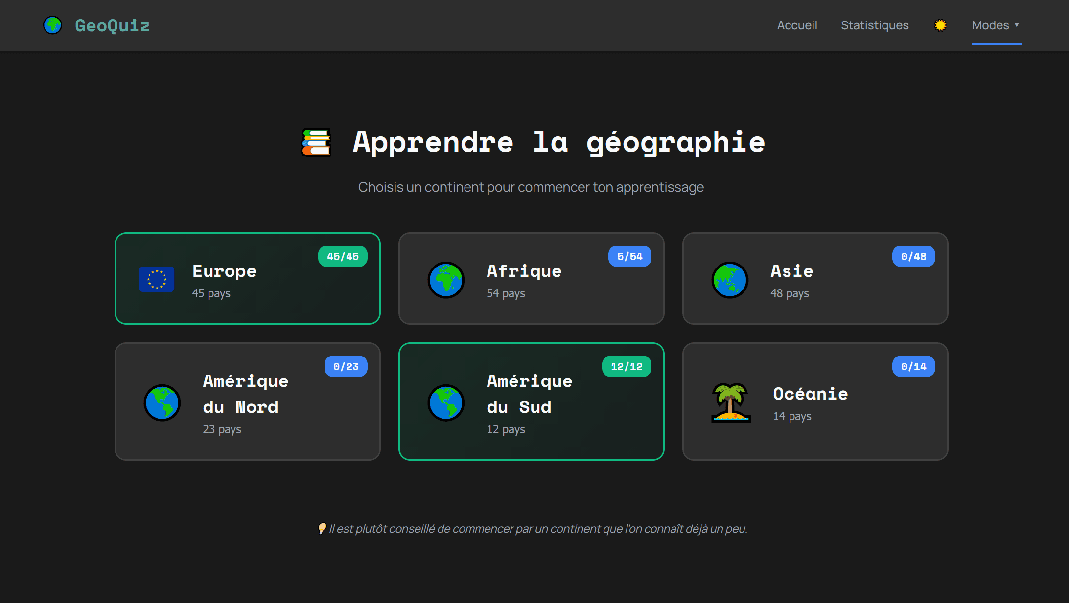 GeoQuiz screenshot 2