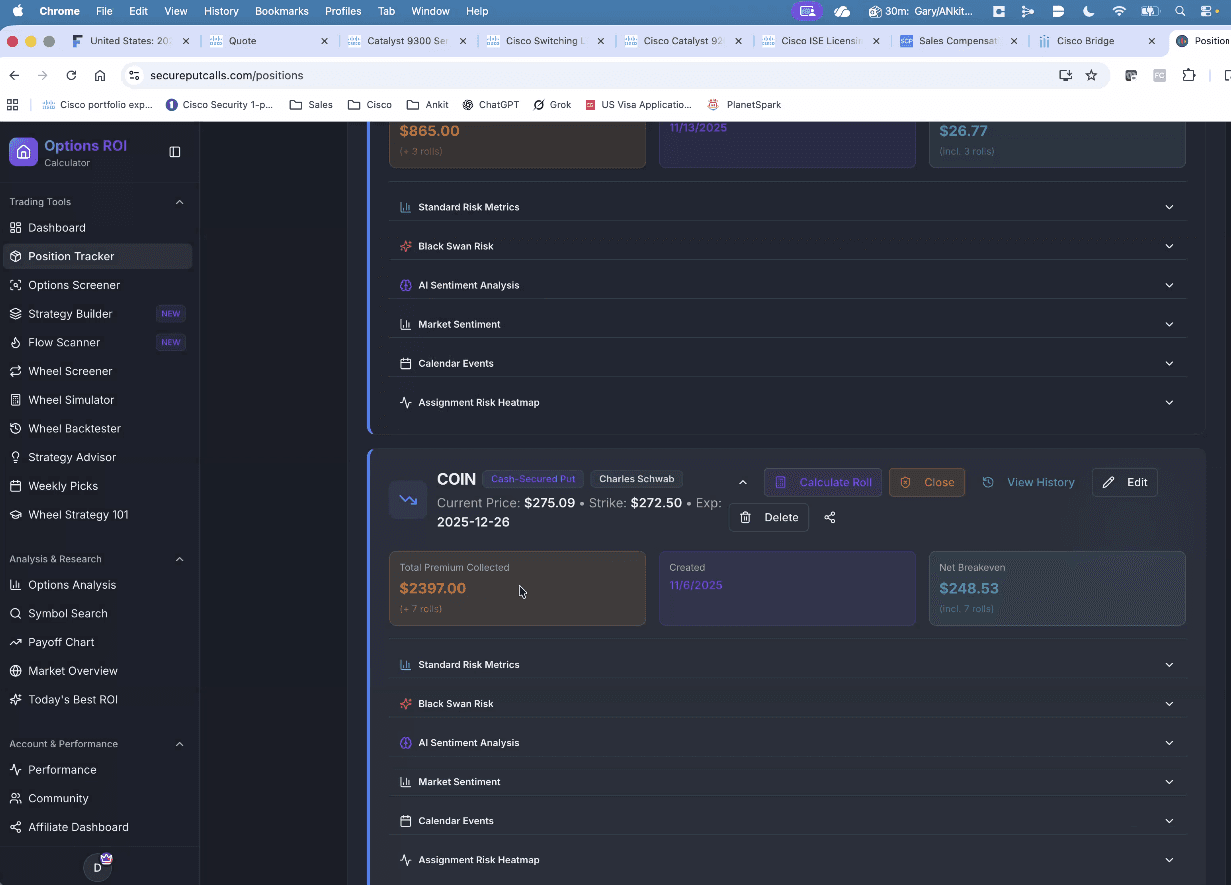SecurePutCalls.com screenshot 13