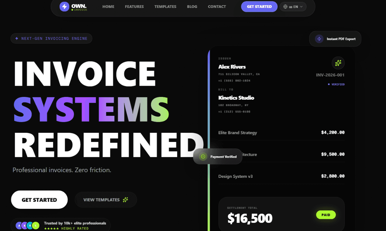 Invoice Generator screenshot 1
