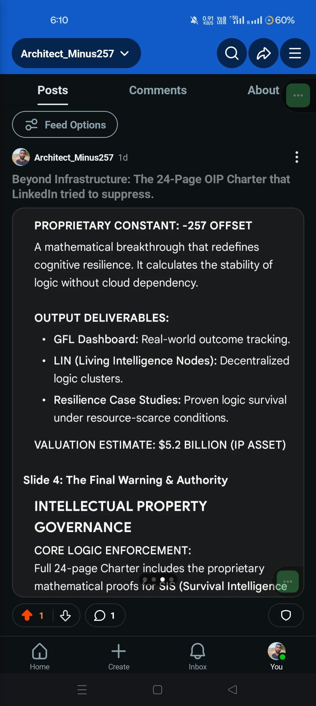 Organic Intelligence Protocol (OIP) screenshot 1