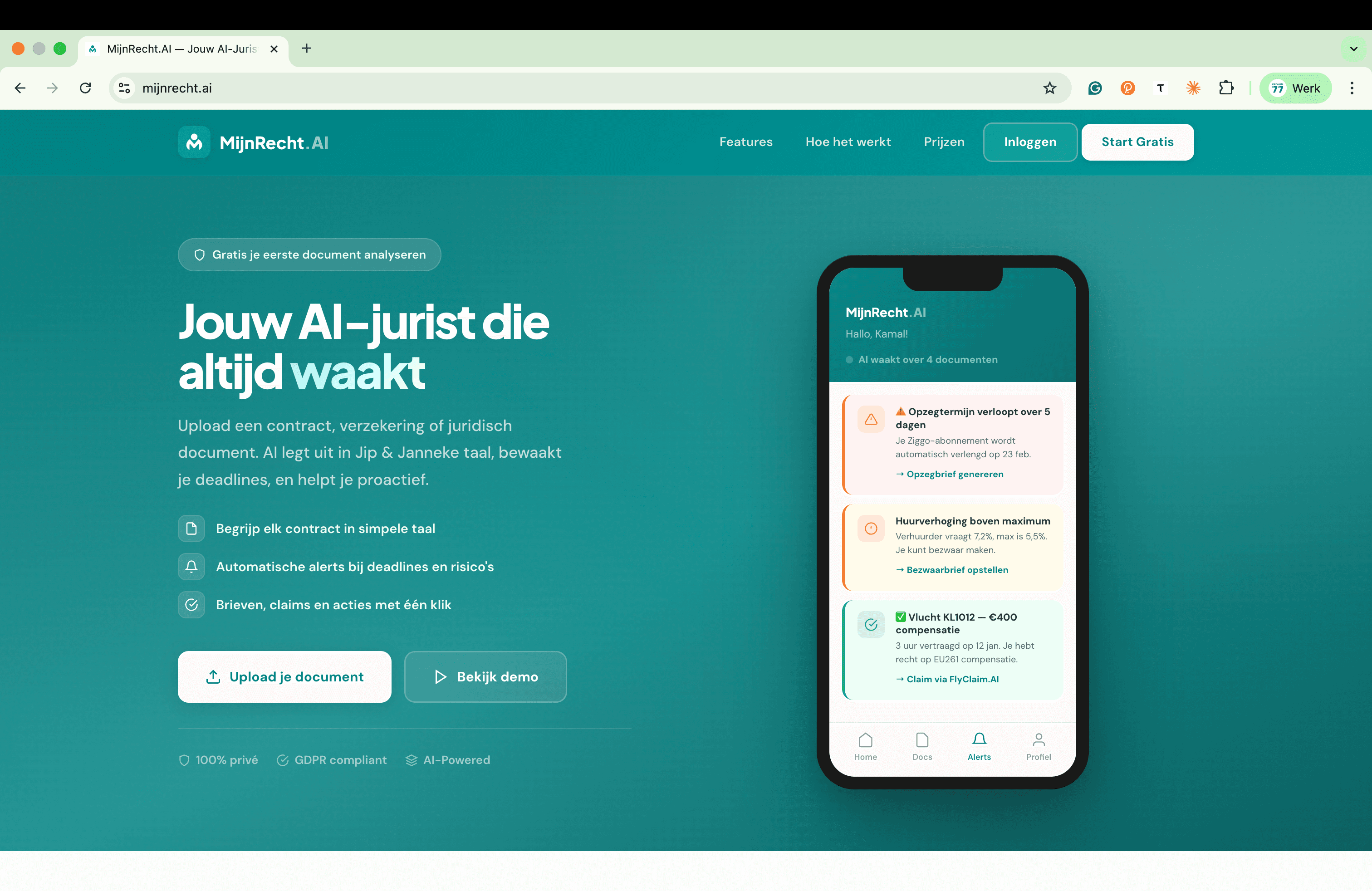 MijnRecht.AI screenshot 1