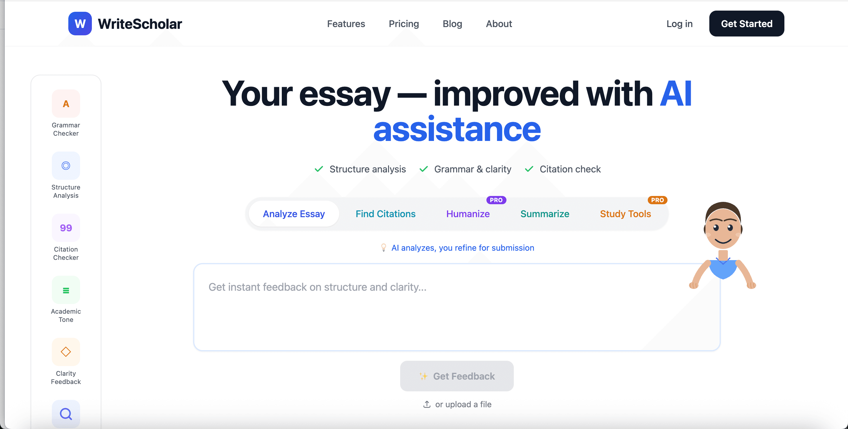 WriteScholar screenshot 1