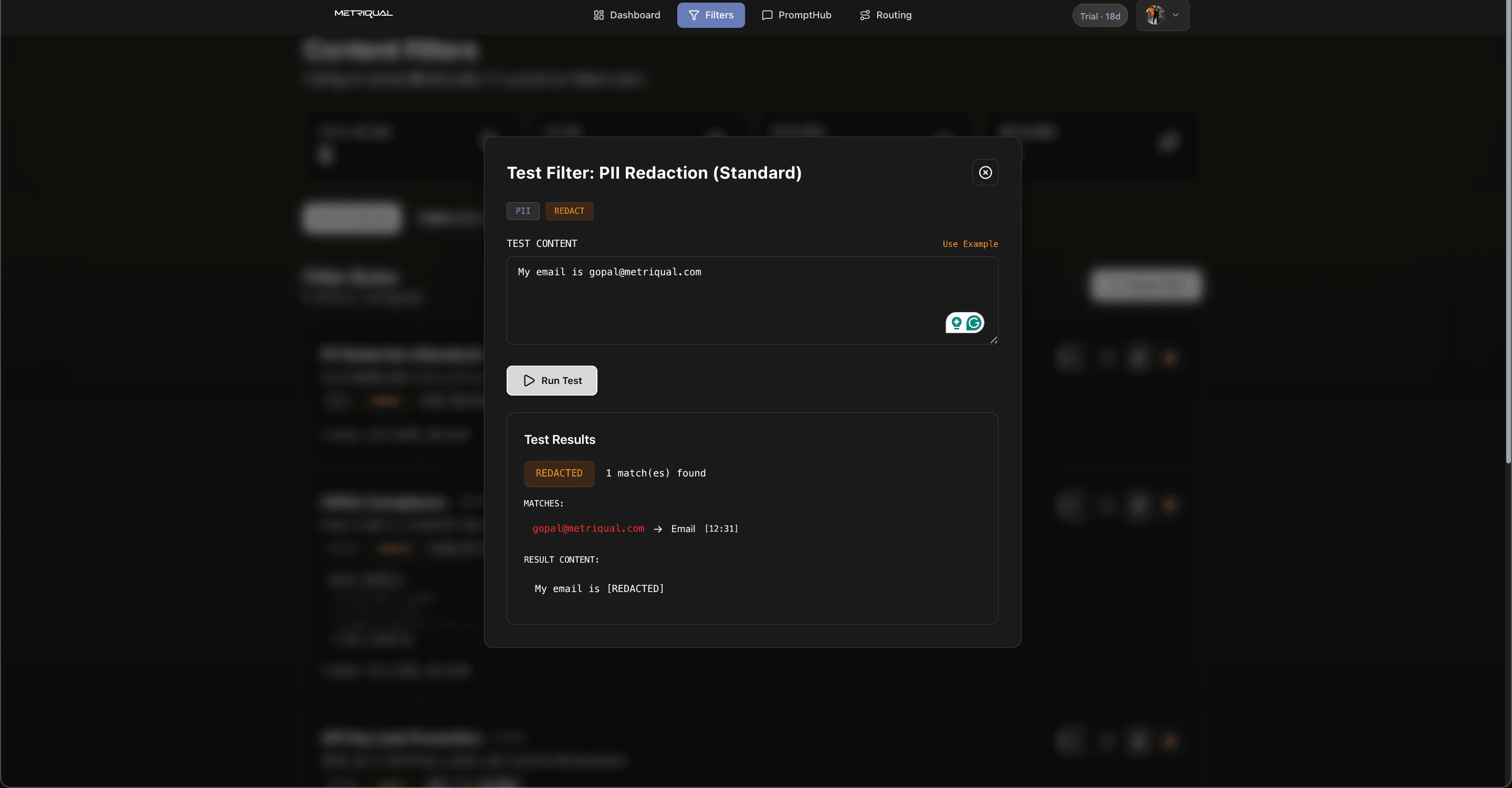 Metriqual screenshot 9
