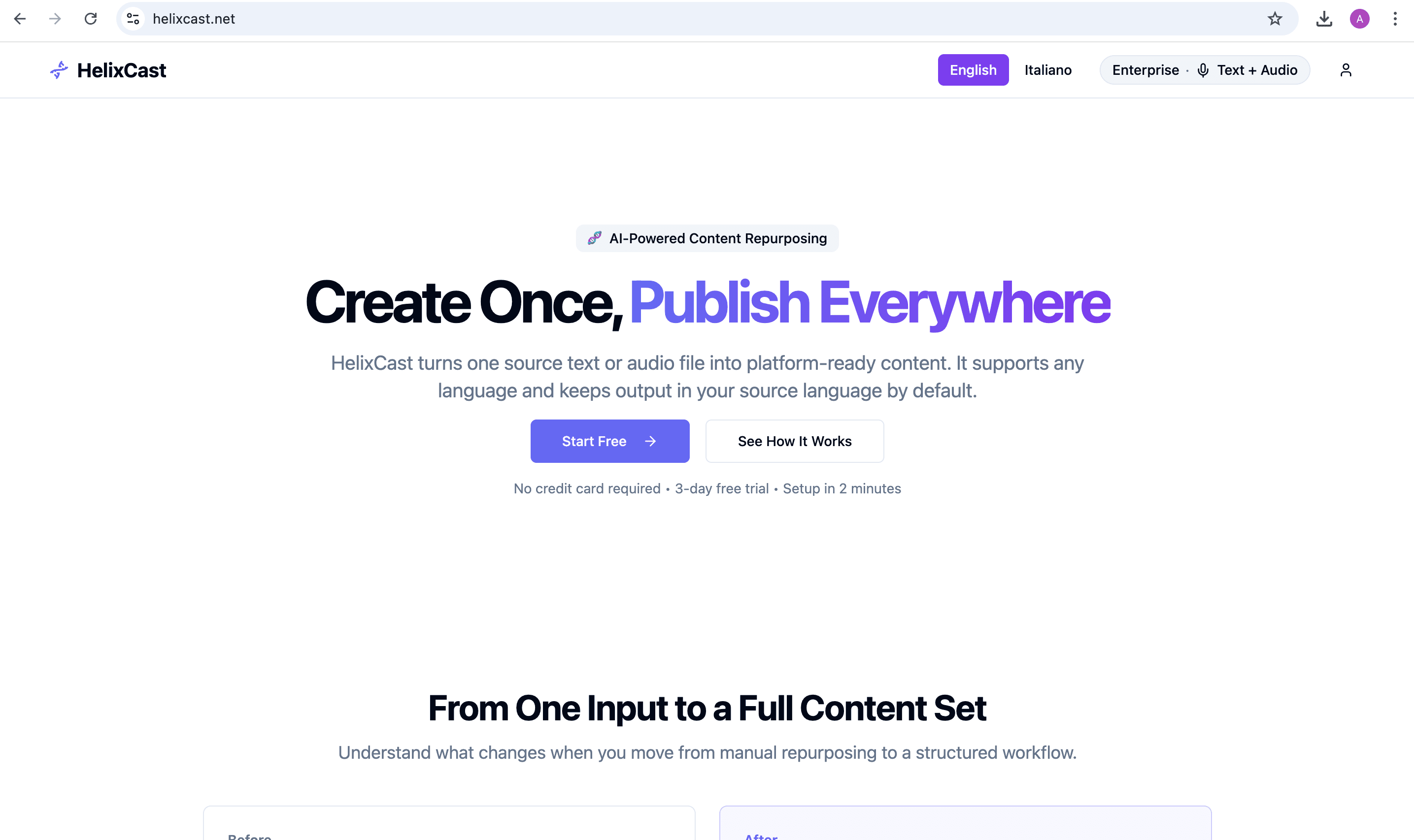 HelixCast screenshot 2