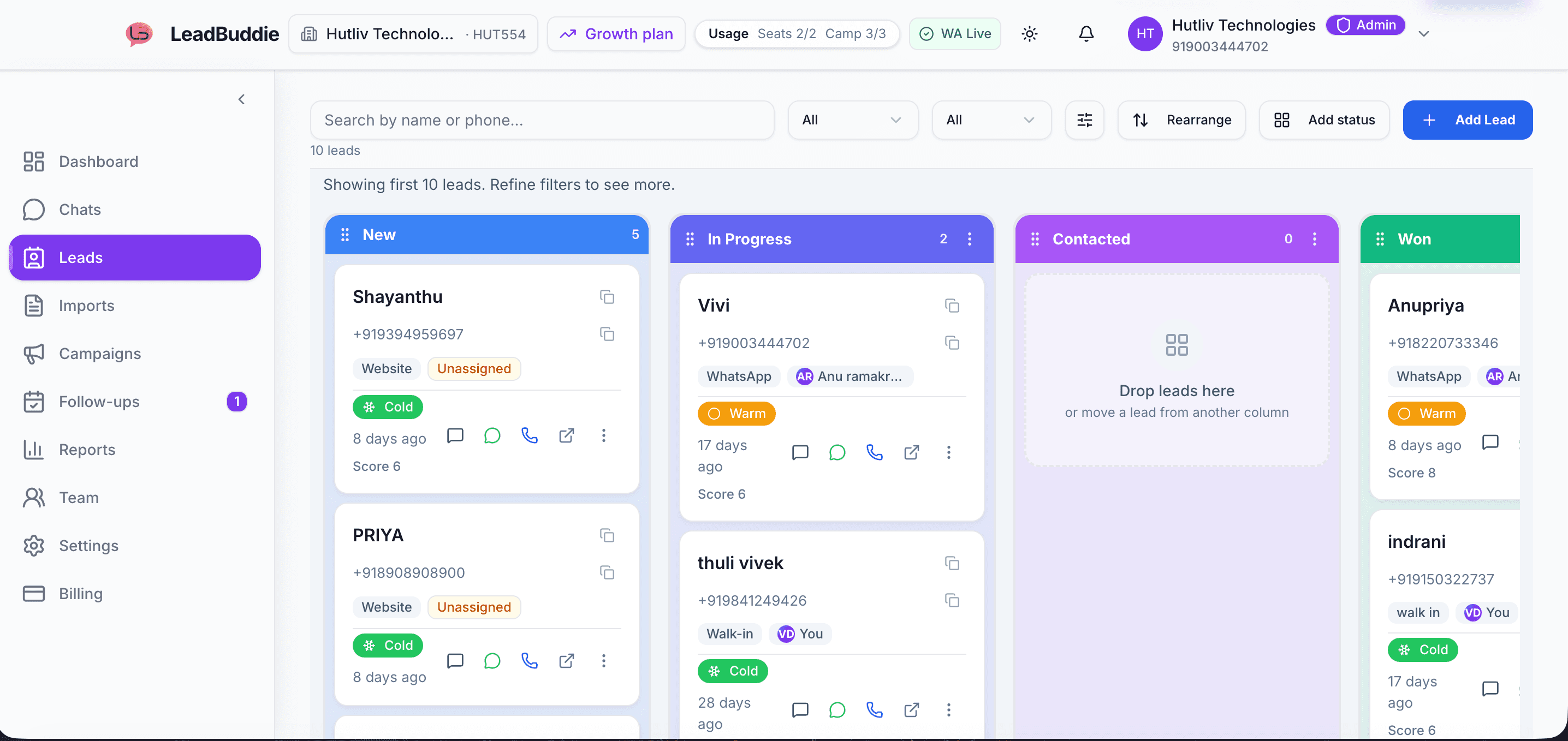 LeadBuddie screenshot 2