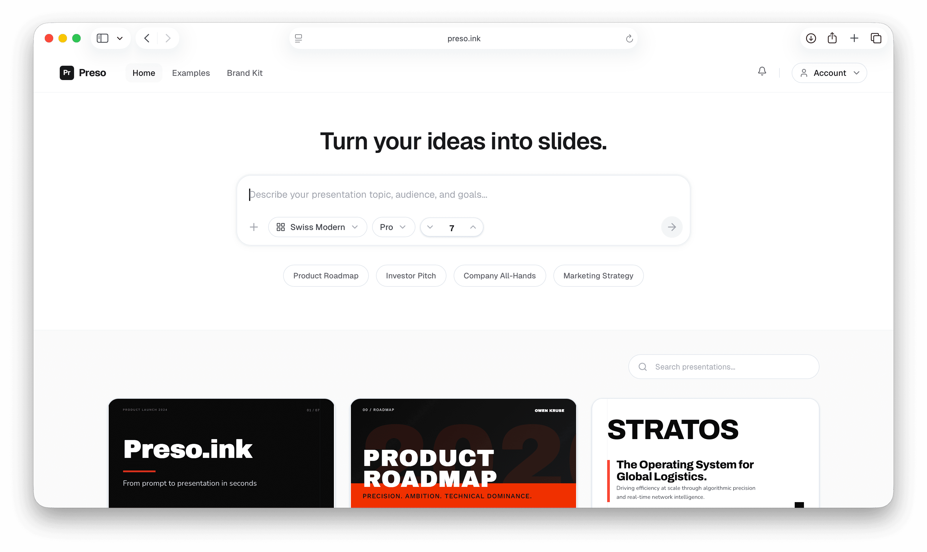 Preso.ink screenshot 2
