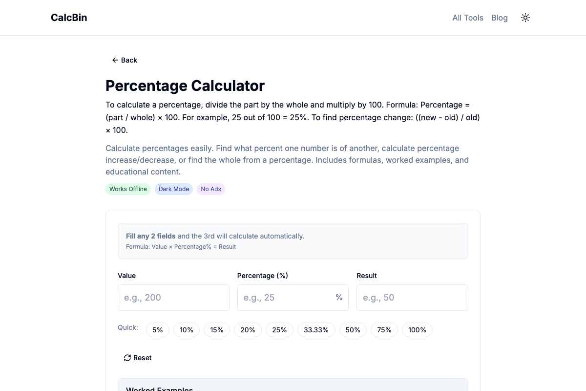CalcBin screenshot 4