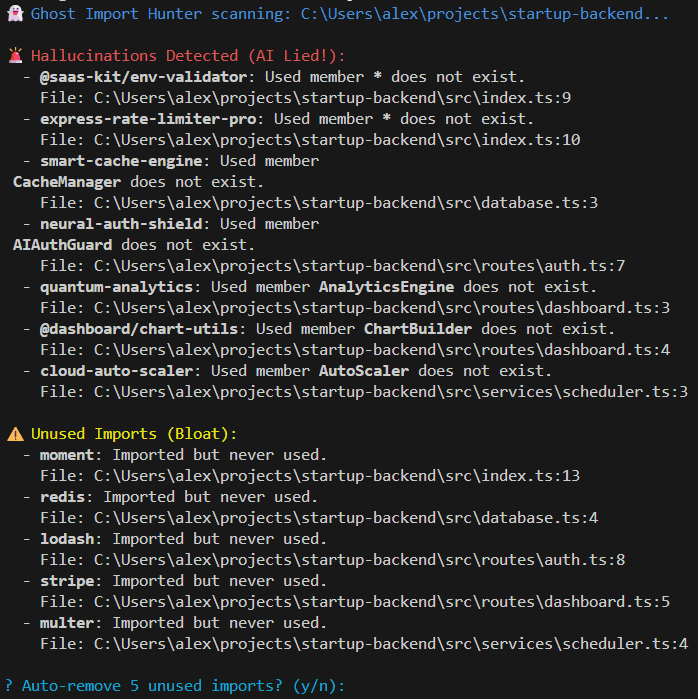 Ghost Import Hunter screenshot 4