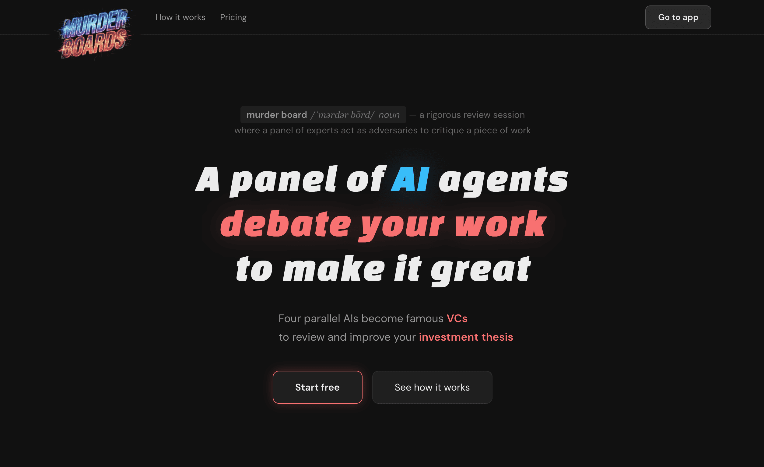 MurderBoards screenshot 1