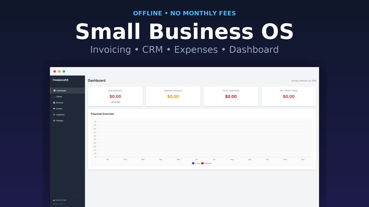 Small Business OS screenshot 1