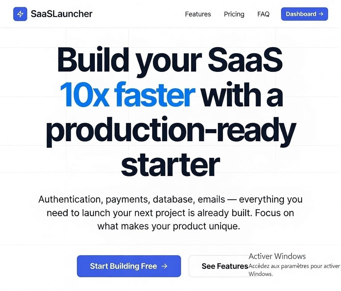 ShipKit — Next.js 14 SaaS Boilerplate screenshot 1