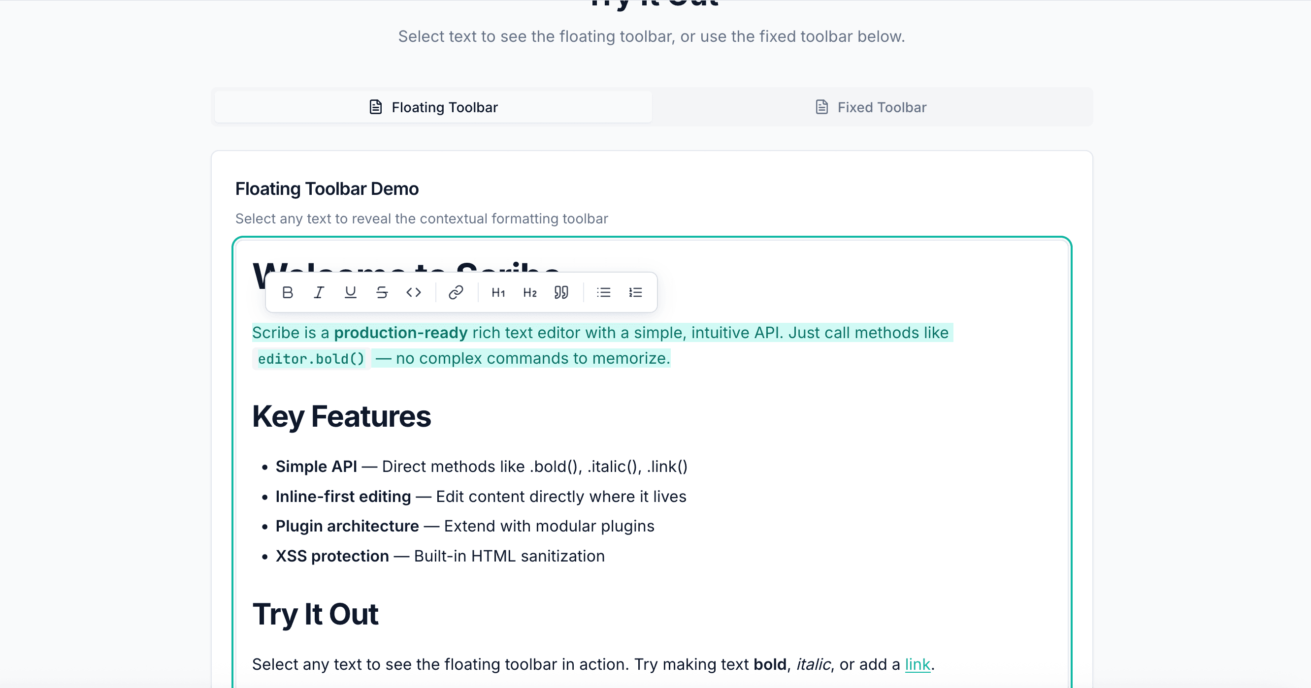 ScribeJS — Next-Gen Editor Core screenshot 7