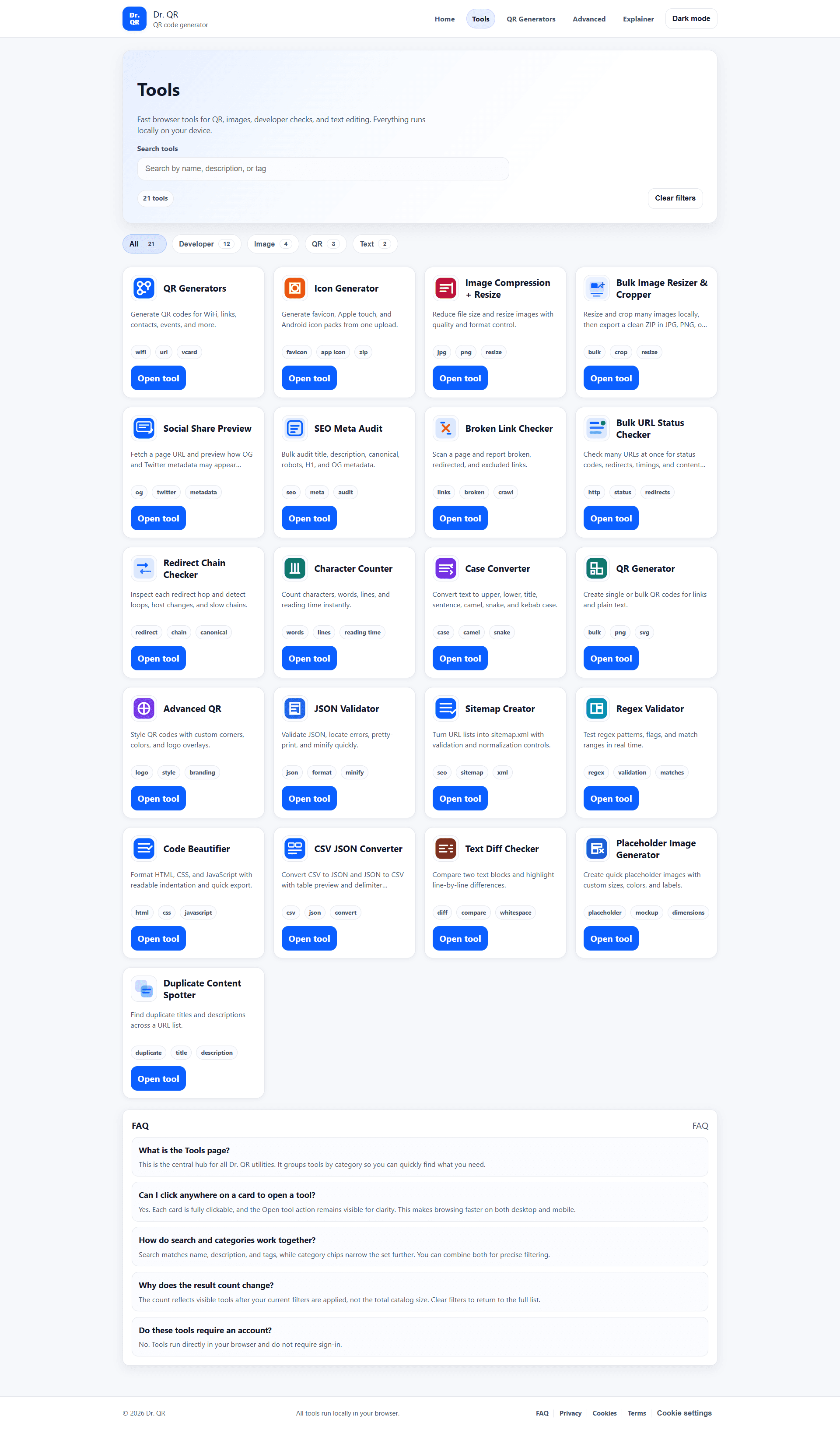Dr. QR Tools screenshot 2