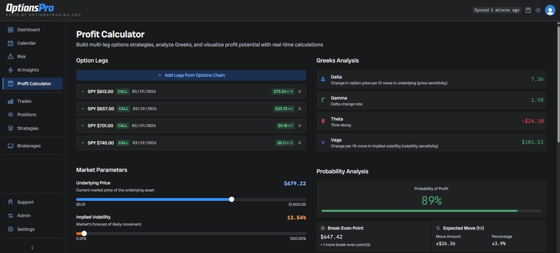 Options Pro screenshot 5