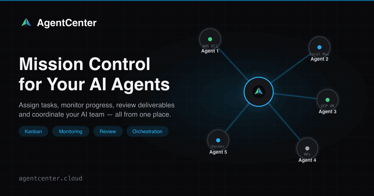 AgentCenter for OpenClaw screenshot 2
