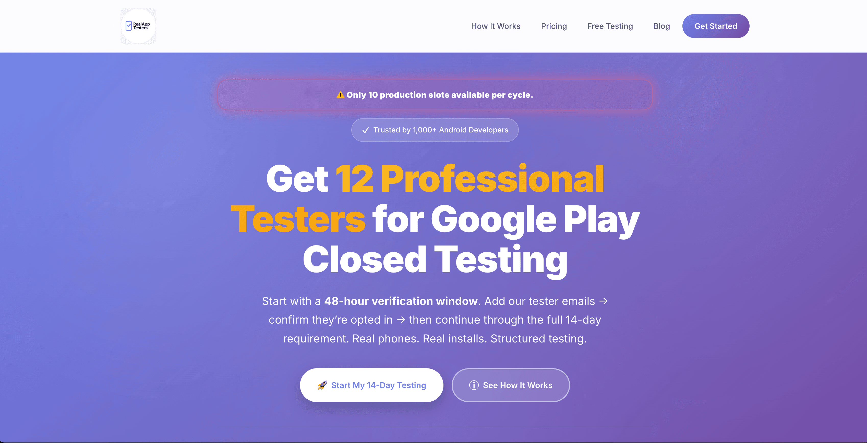 RealAppTesters screenshot 1