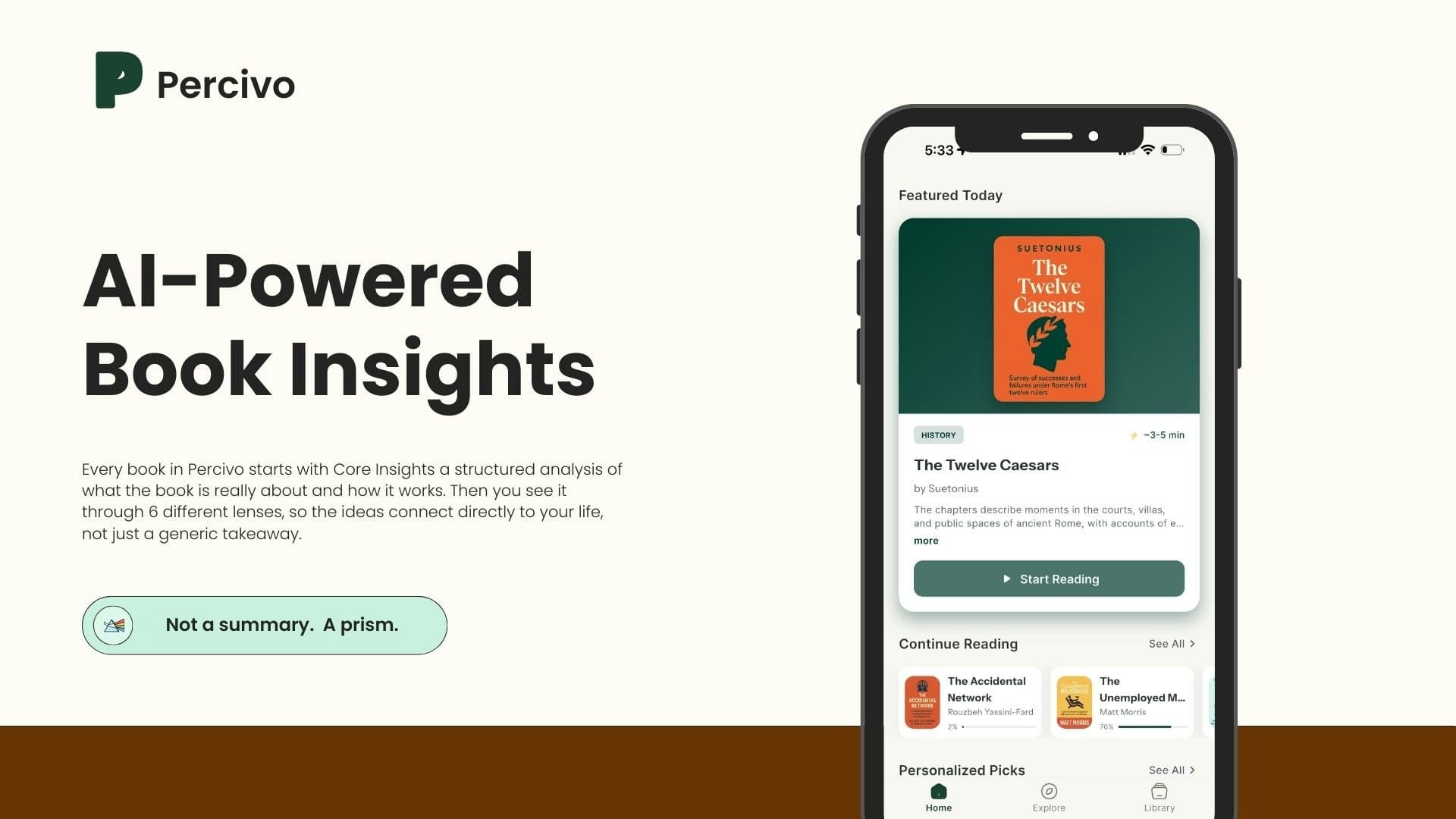 Percivo screenshot 1