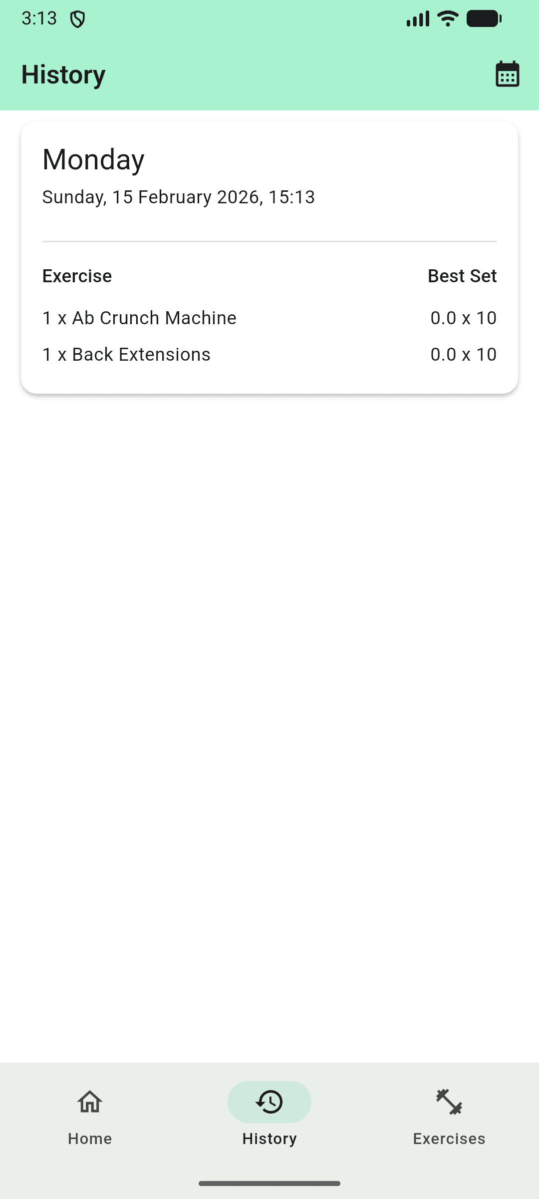 Fitness & Workout Tracker screenshot 1