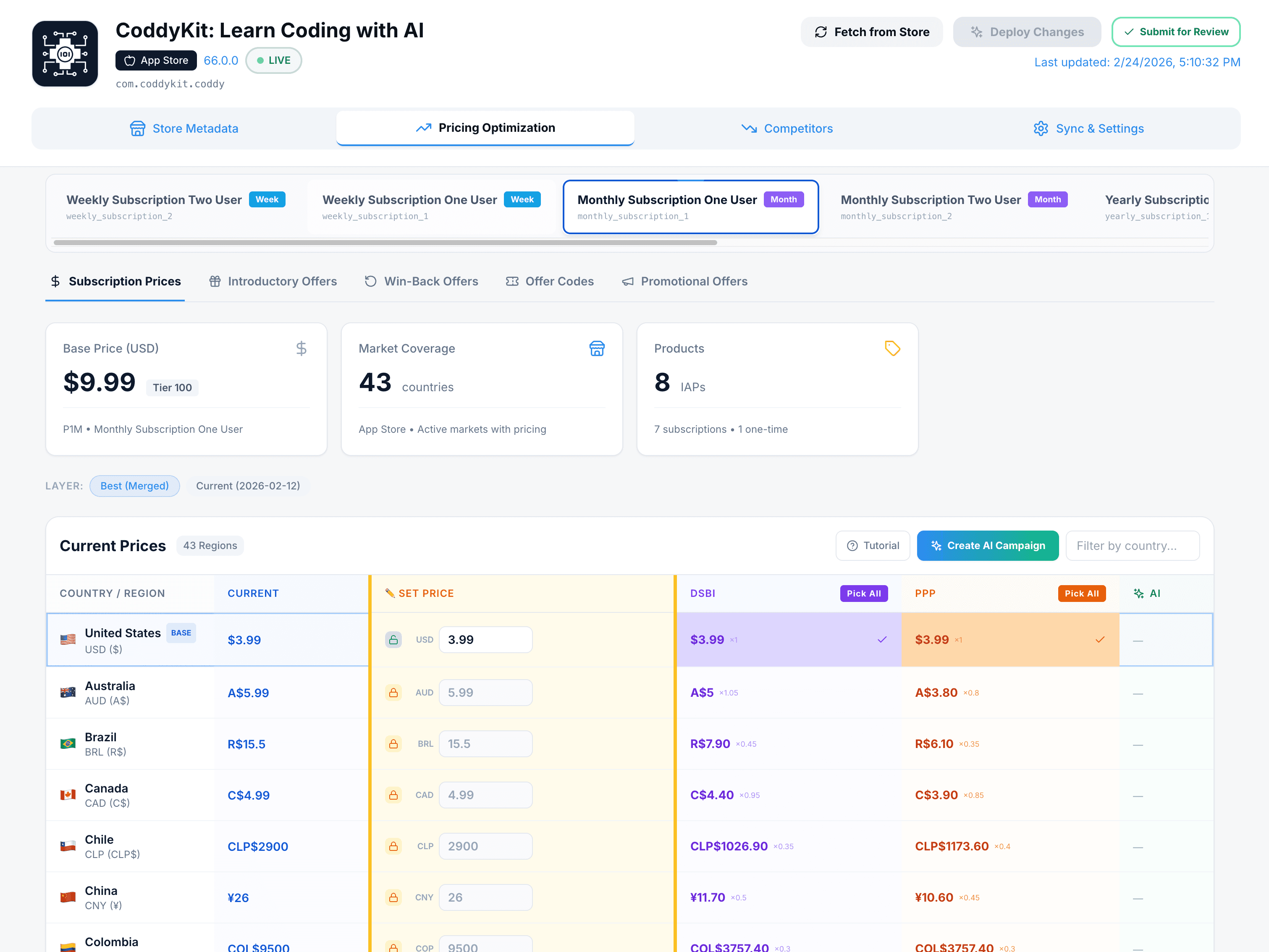 AppPriceAI screenshot 3
