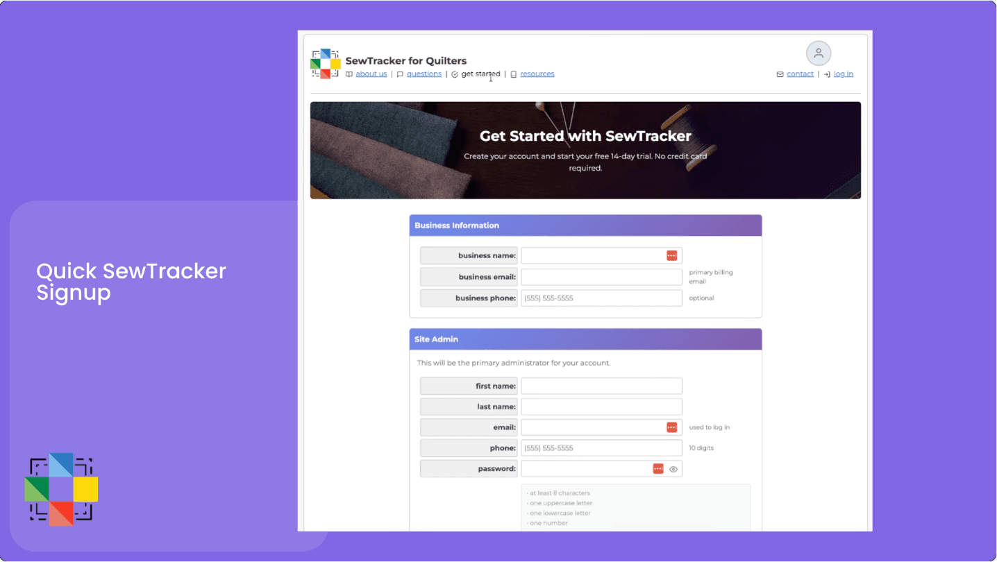 SewTracker screenshot 2