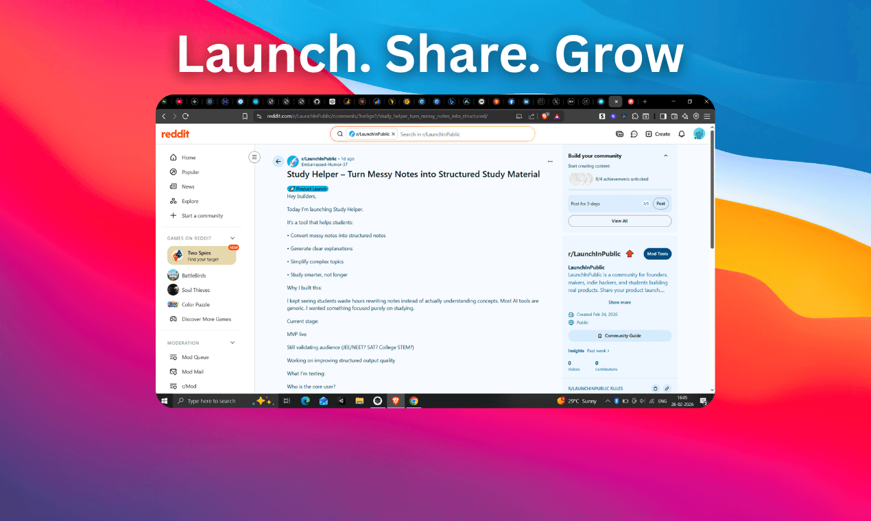 Launch In Public screenshot 3