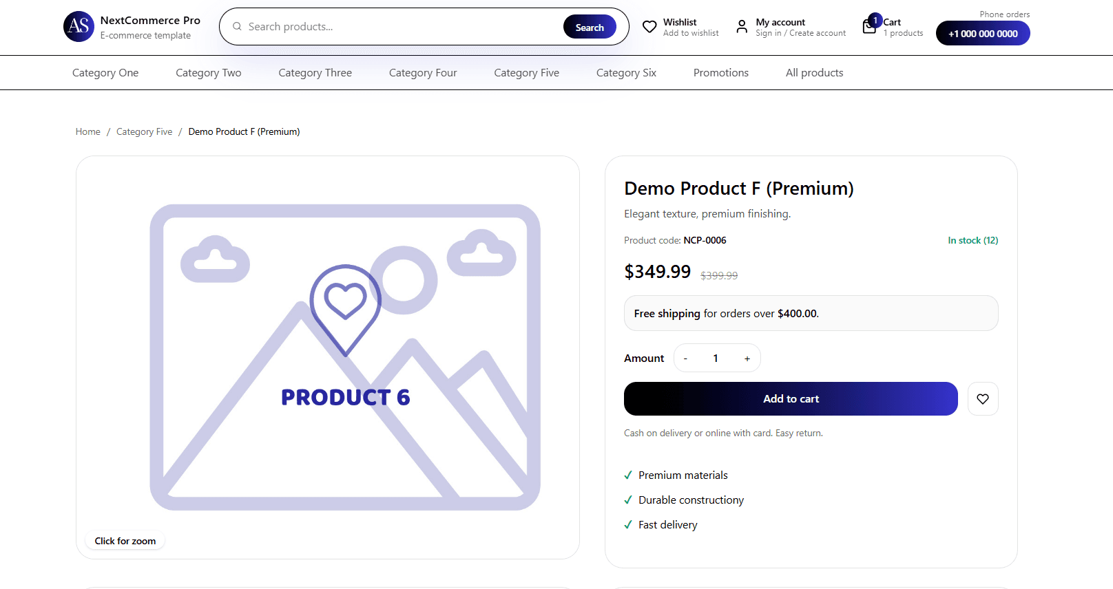 NextCommerce Pro screenshot 8