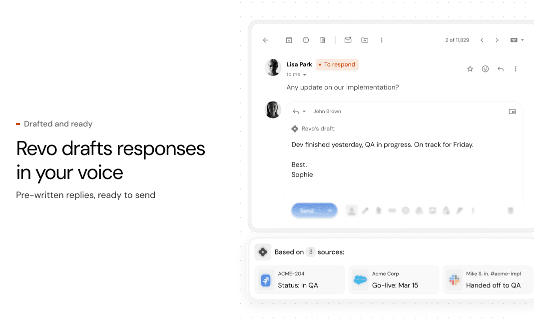 Revo AI Email Assistant screenshot 3