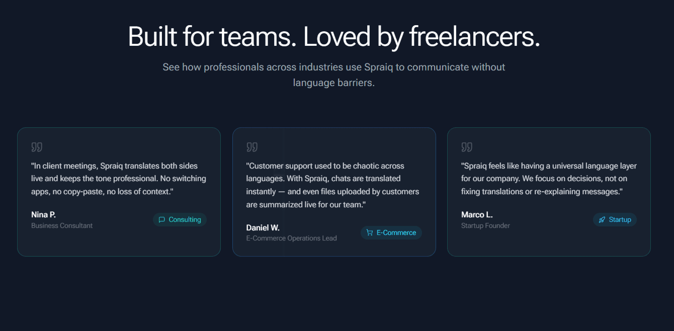 Spraiq - Live. Instant. Real-time screenshot 3