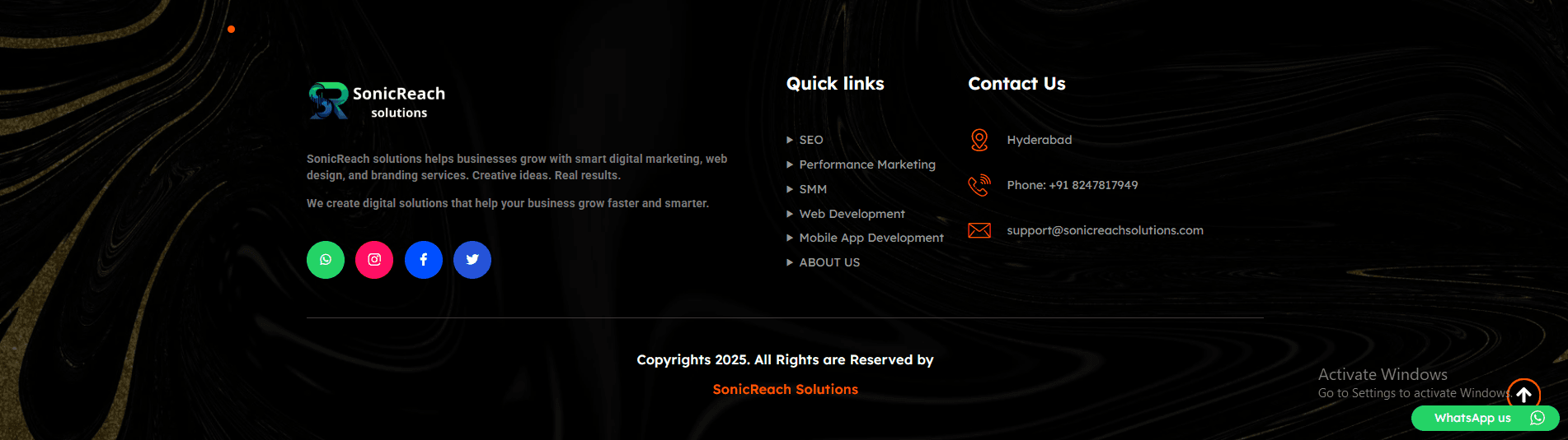 soincreachsolutions.com screenshot 3