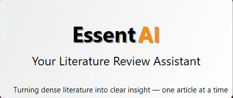 EssentAI screenshot 2