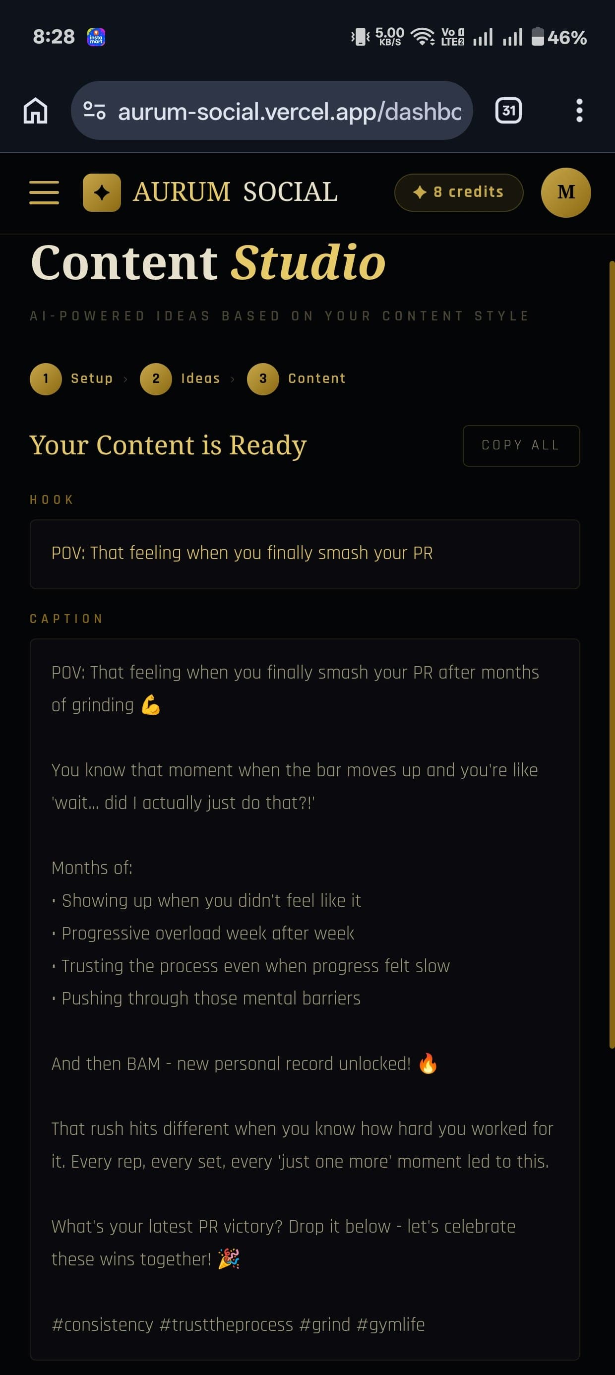Aurum Social screenshot 3