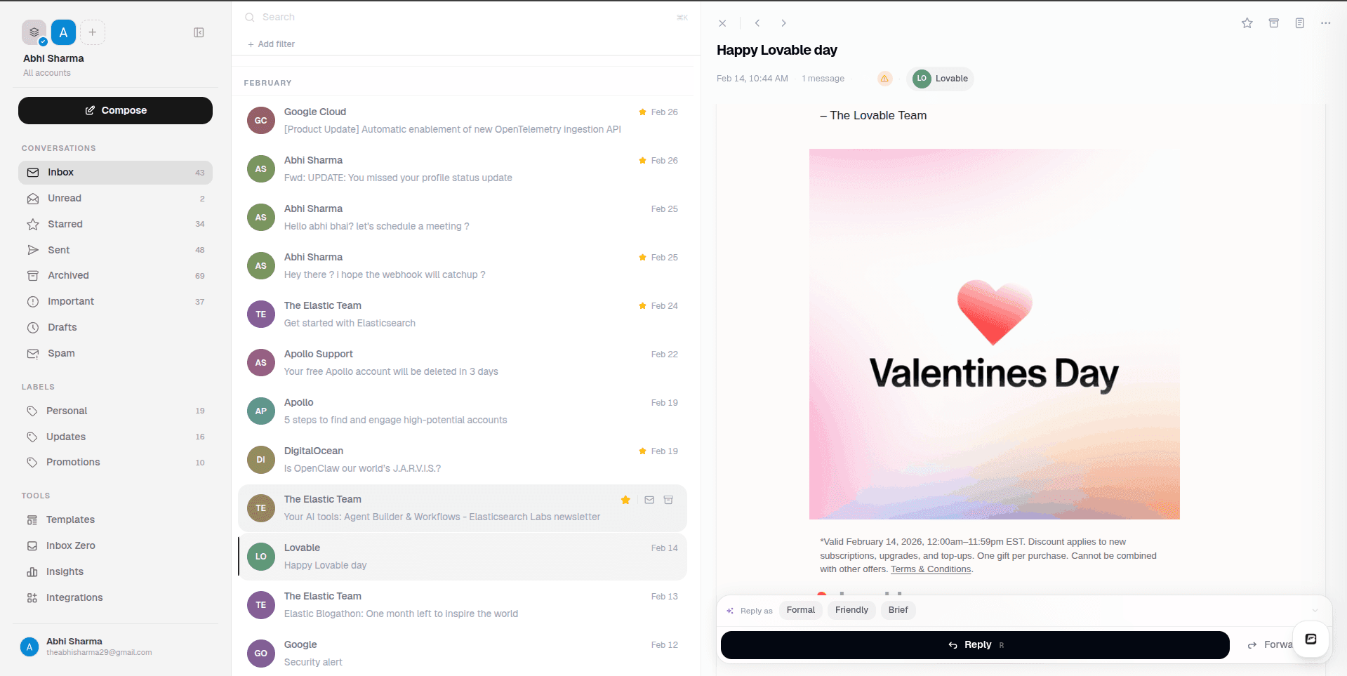 BetterMail screenshot 2
