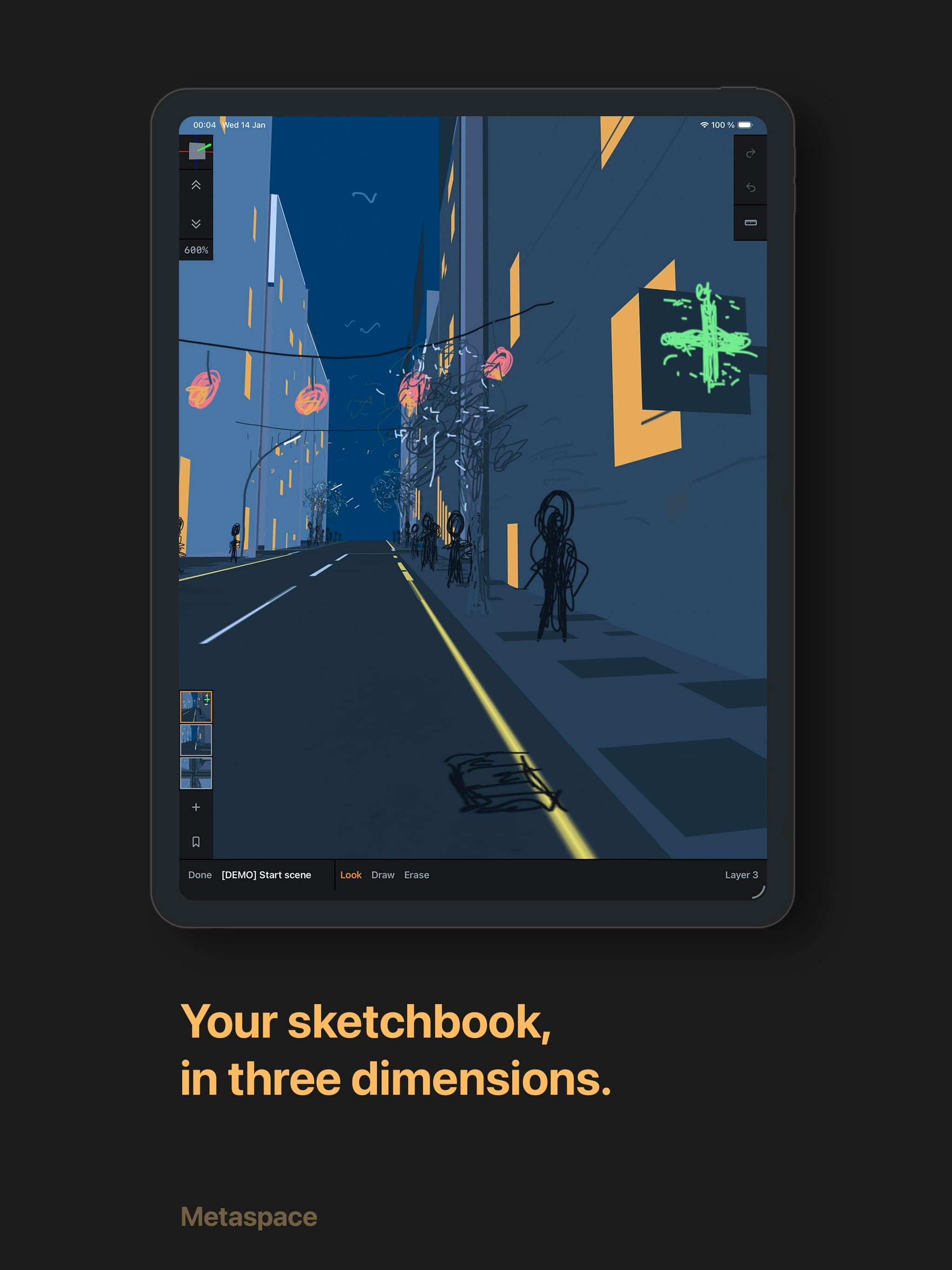 Metaspace 3D Sketchbook screenshot 1