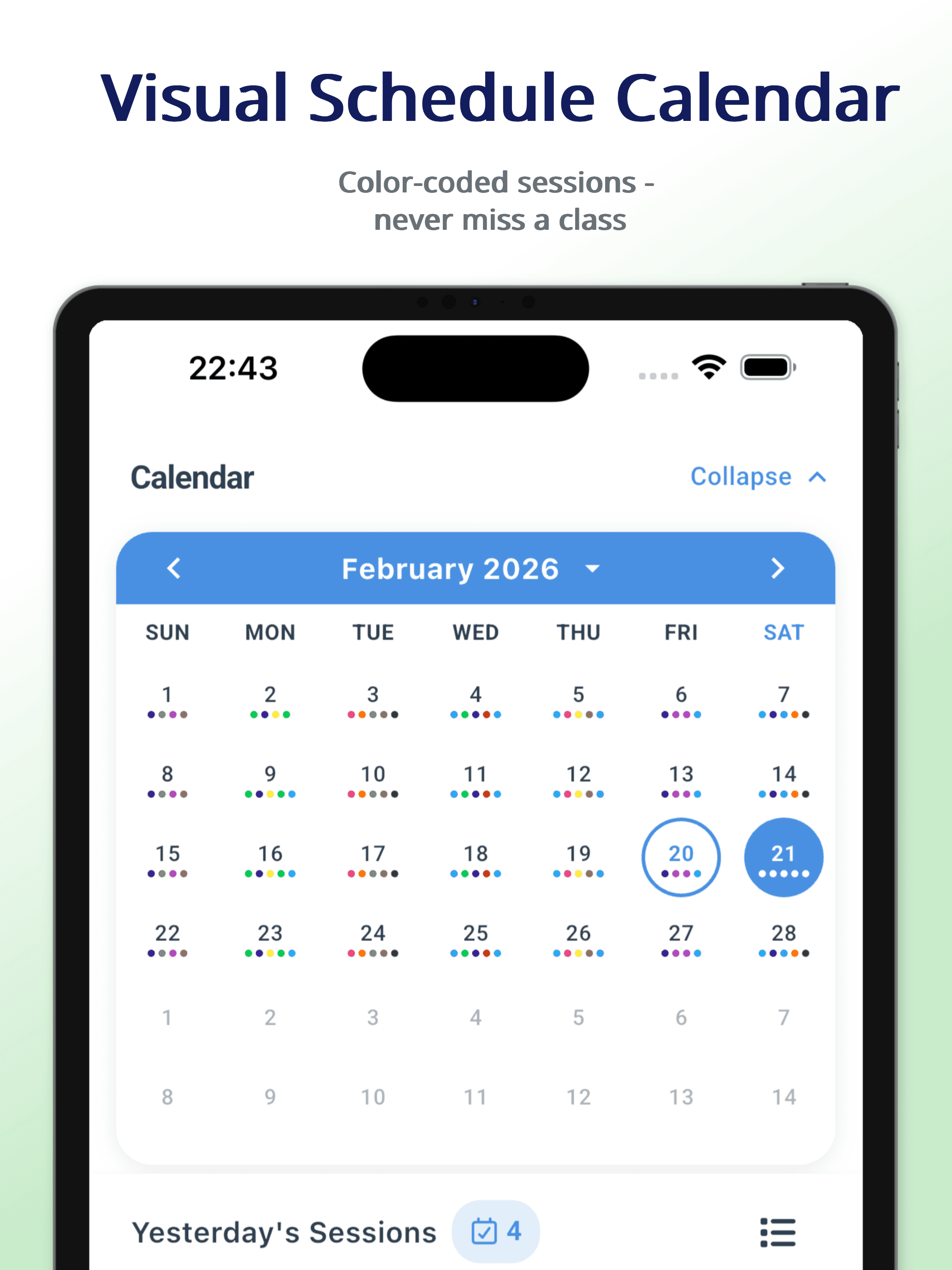 Class Schedule Management screenshot 2