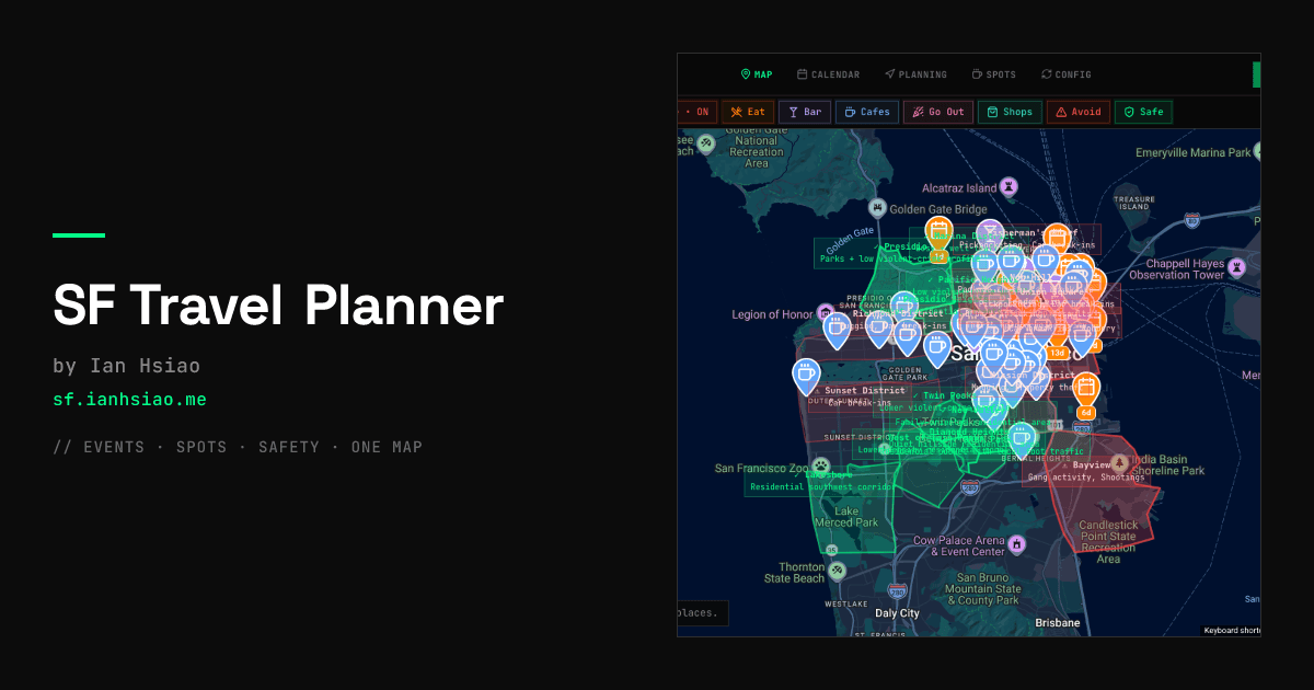SF Trip Planner screenshot 1