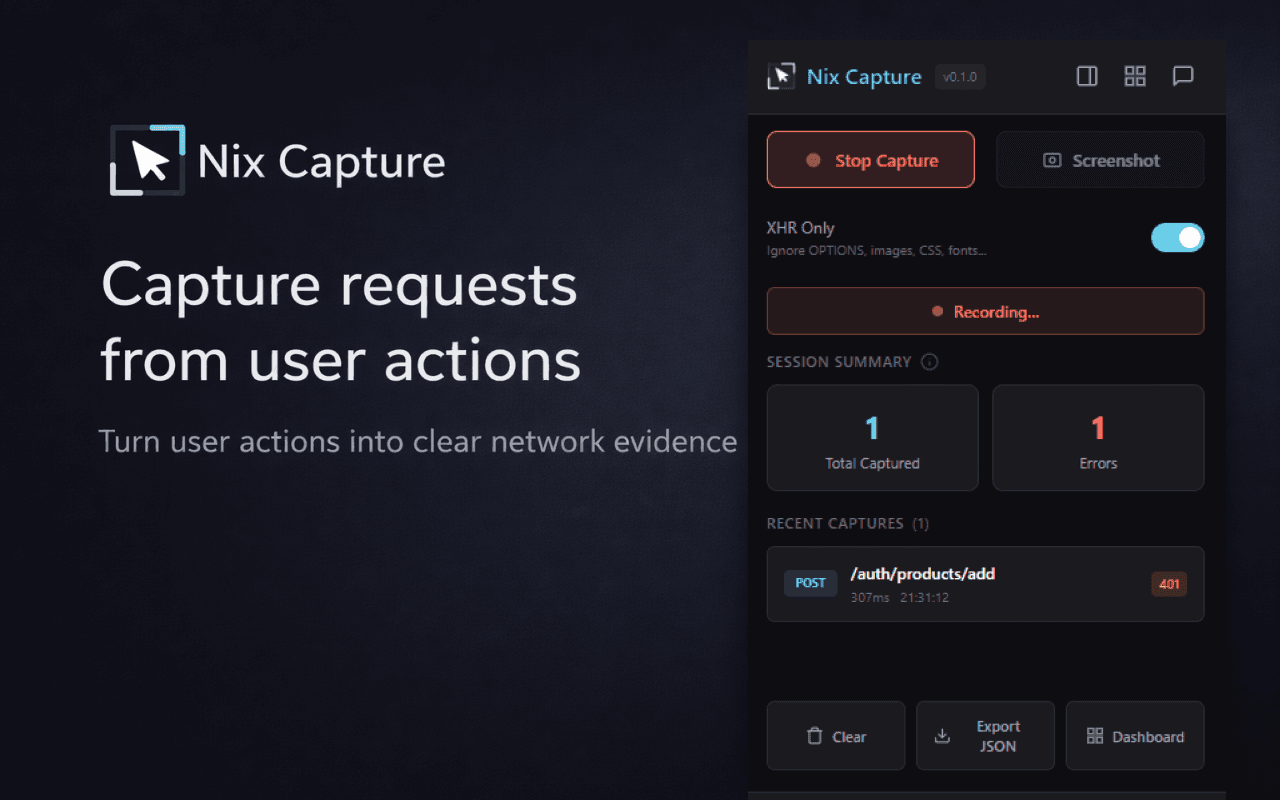 Nix Capture screenshot 2