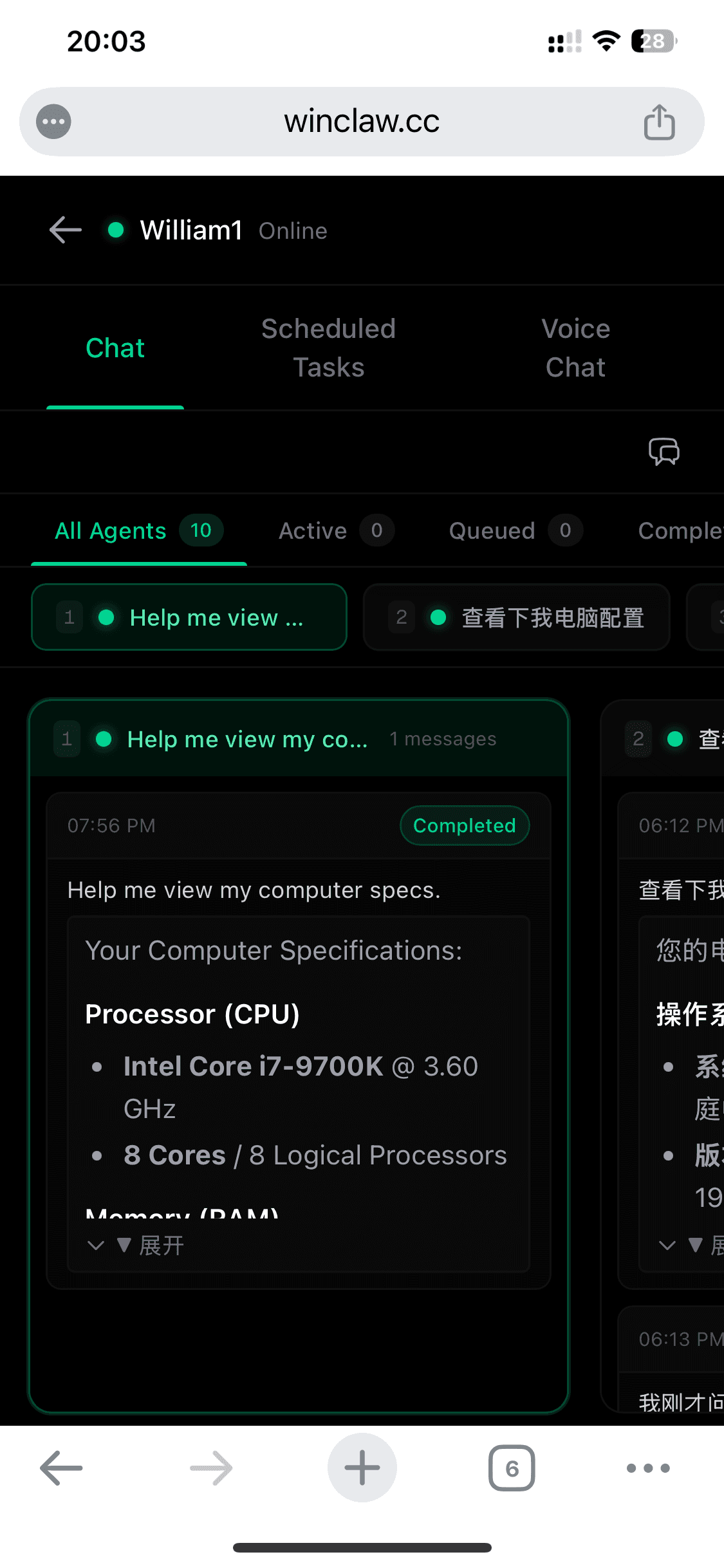 WinClaw screenshot 4