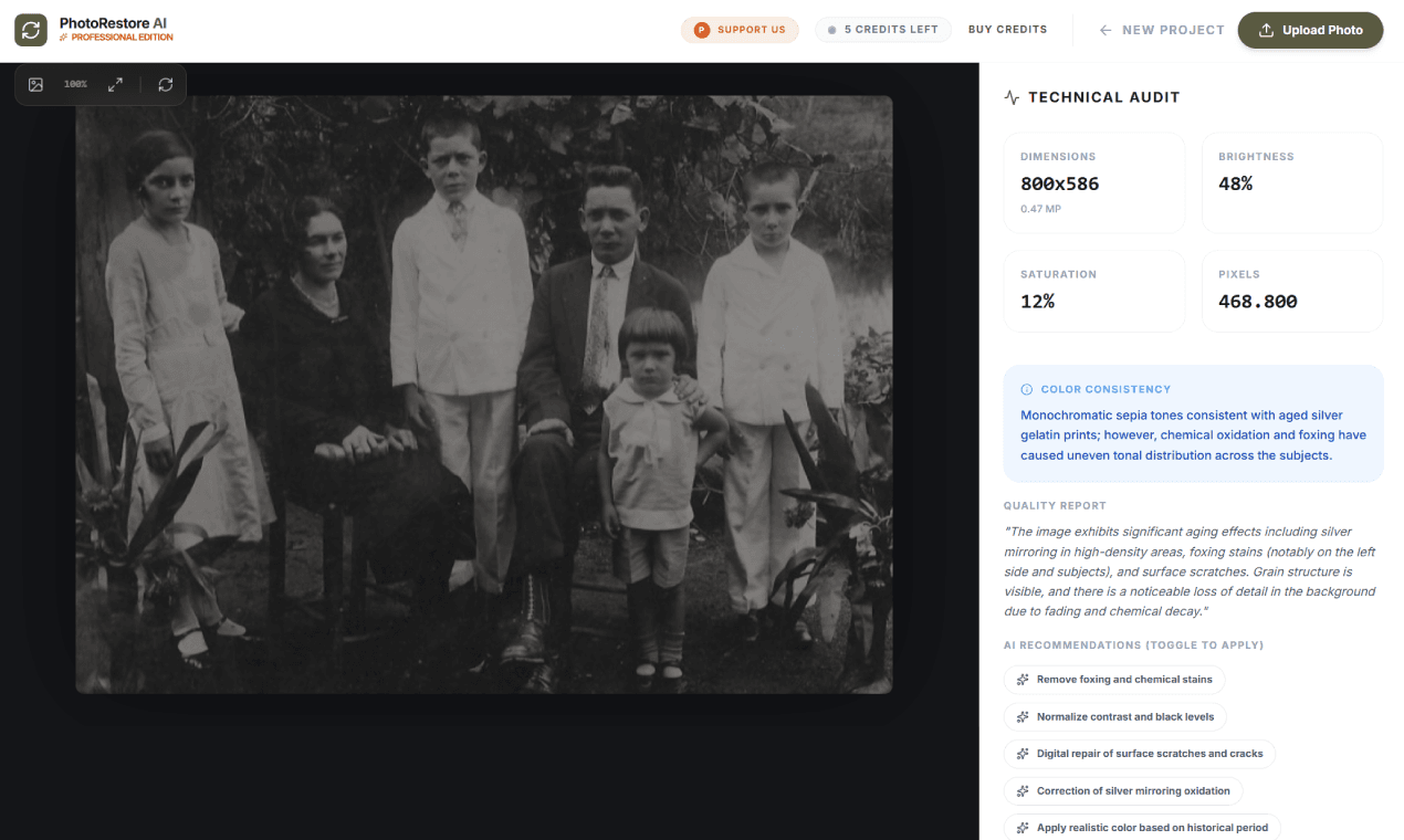 PhotoRestore AI screenshot 2