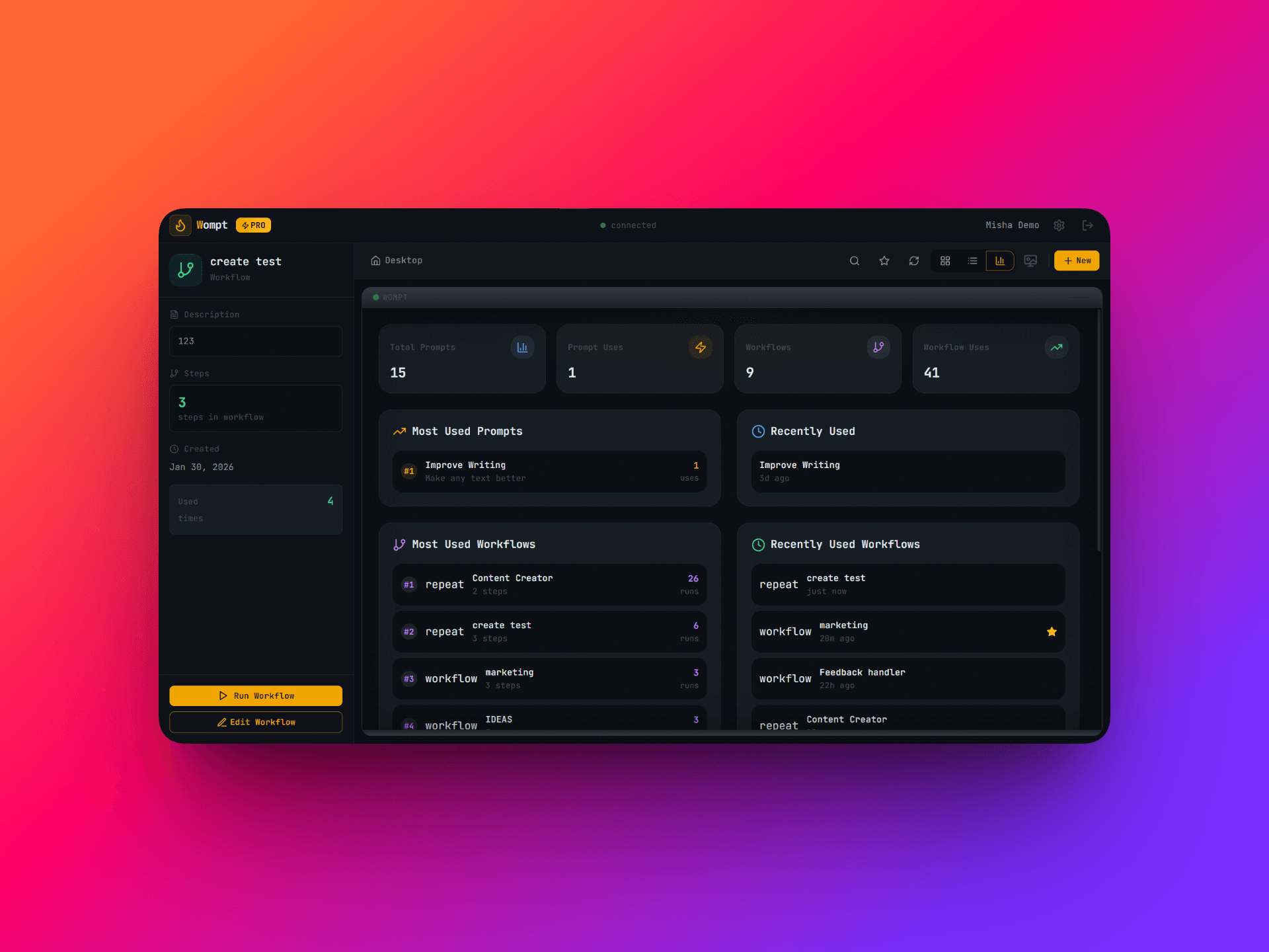Wompt - AI Prompt Automation screenshot 6