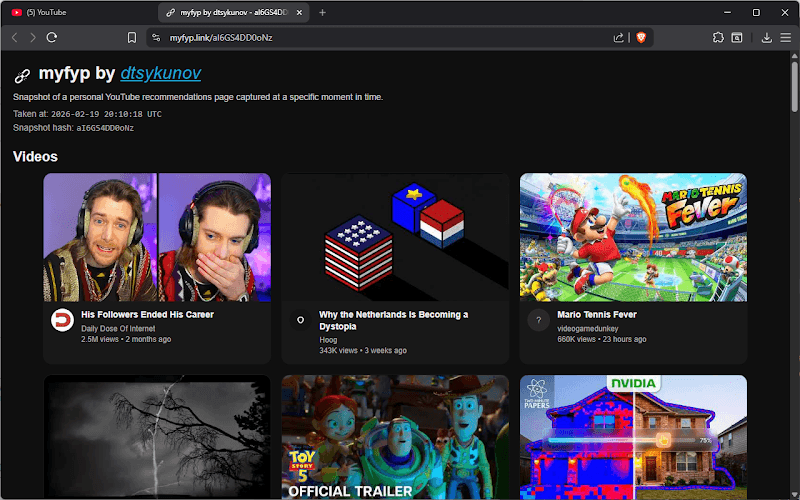 myfyp.link screenshot 2