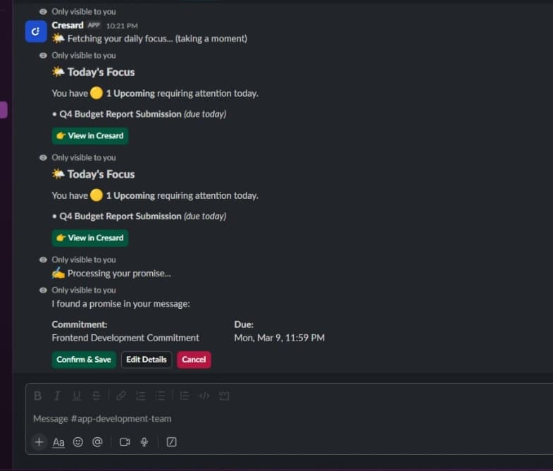 Cresard screenshot 2