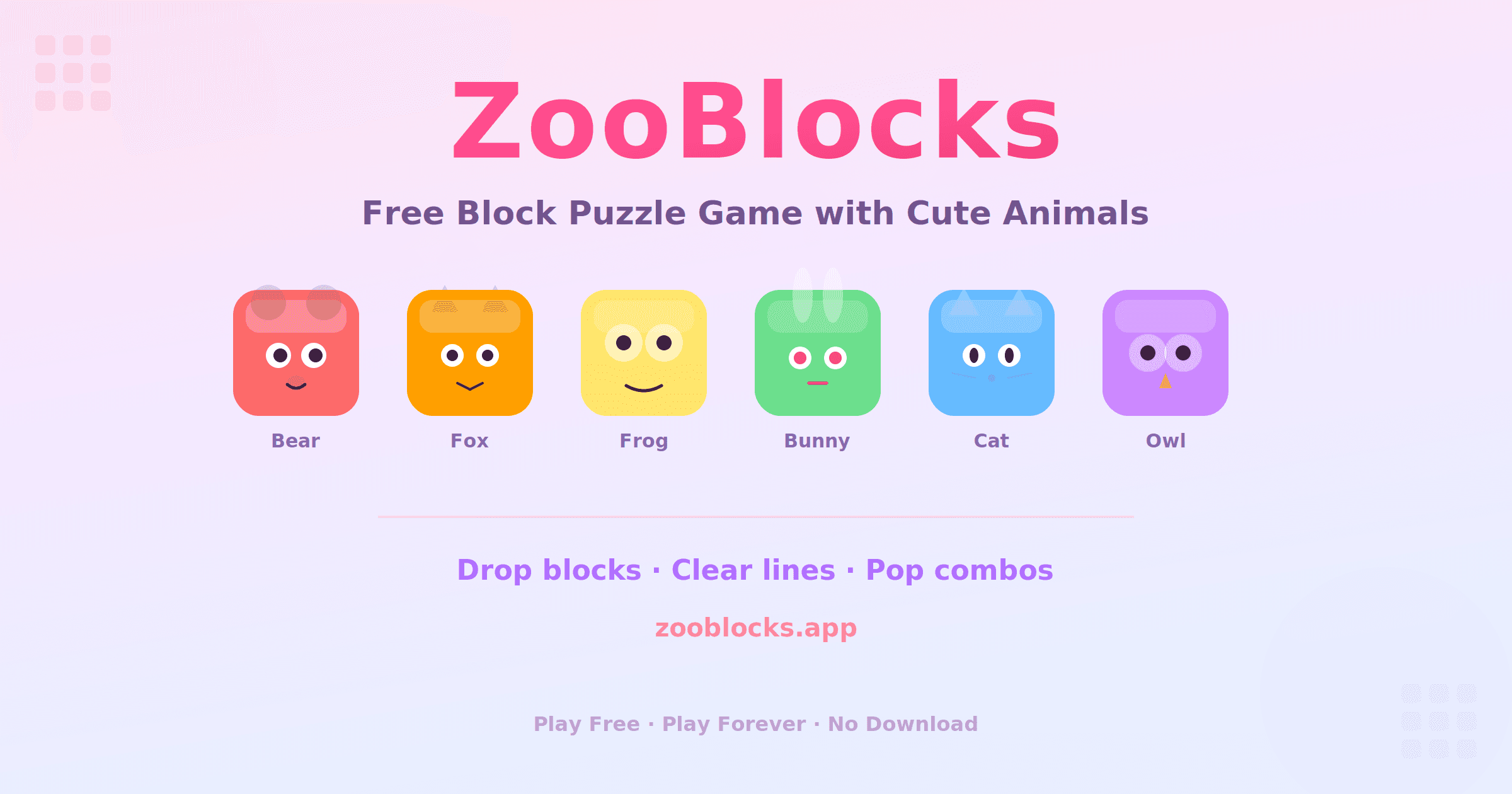 ZooBlocks screenshot 1